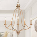 5-Light Candle Style Empire Chandelier Dark Gold M53908