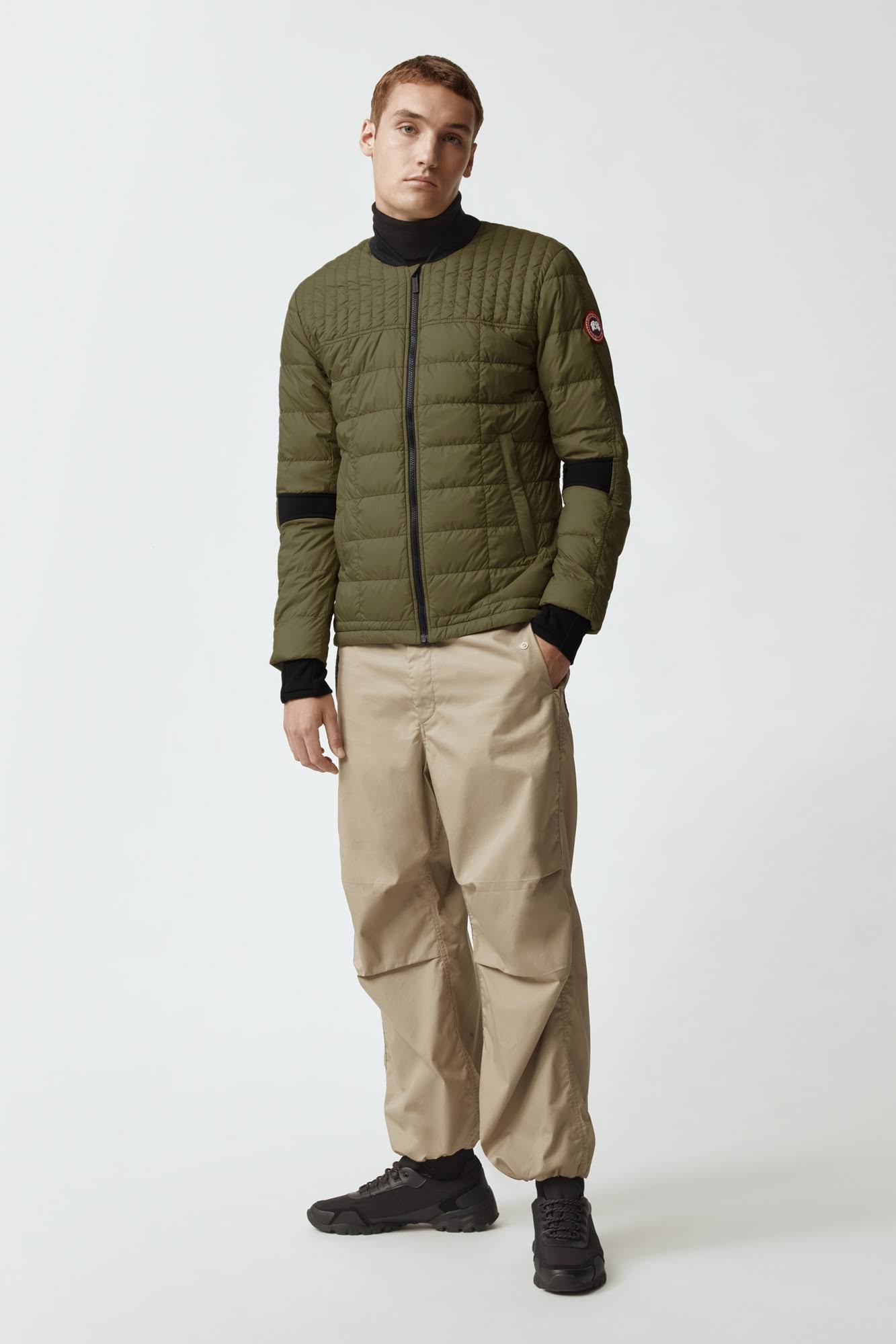 Military Green Down Jacket R7182
