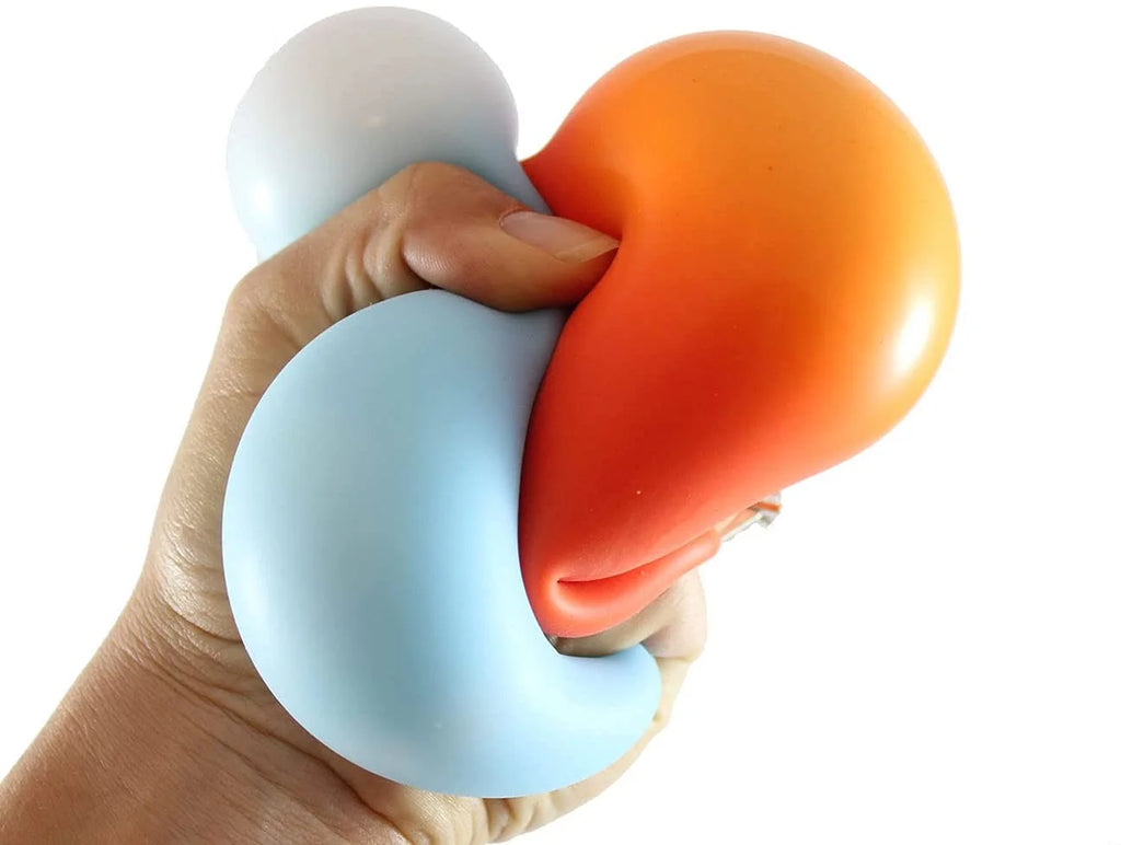 2 Stretchy Squishy Squeeze Stress Balls Sensory Fidget Toy L56089