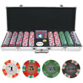 500 Chip Poker Set with Aluminum Case P1157