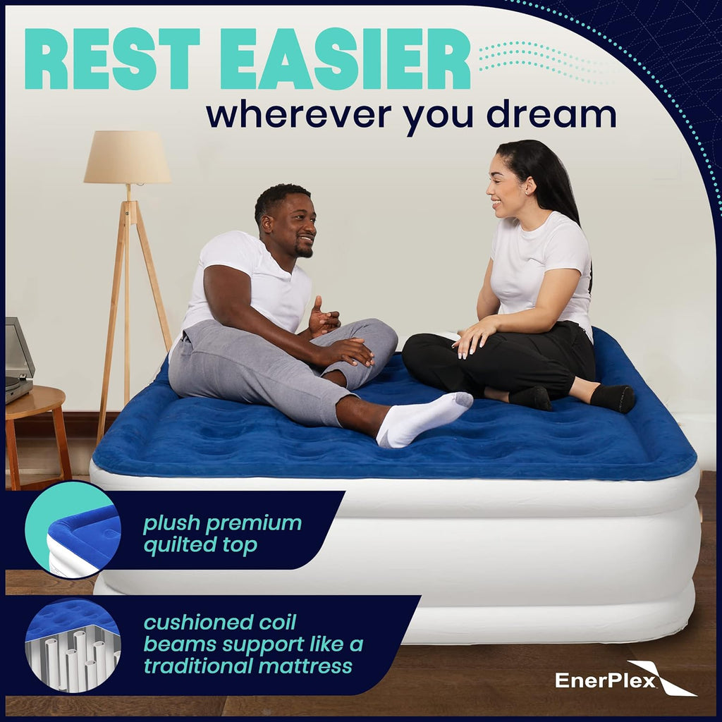 Twin Air Mattress with Built-in Dual Pump Q432228