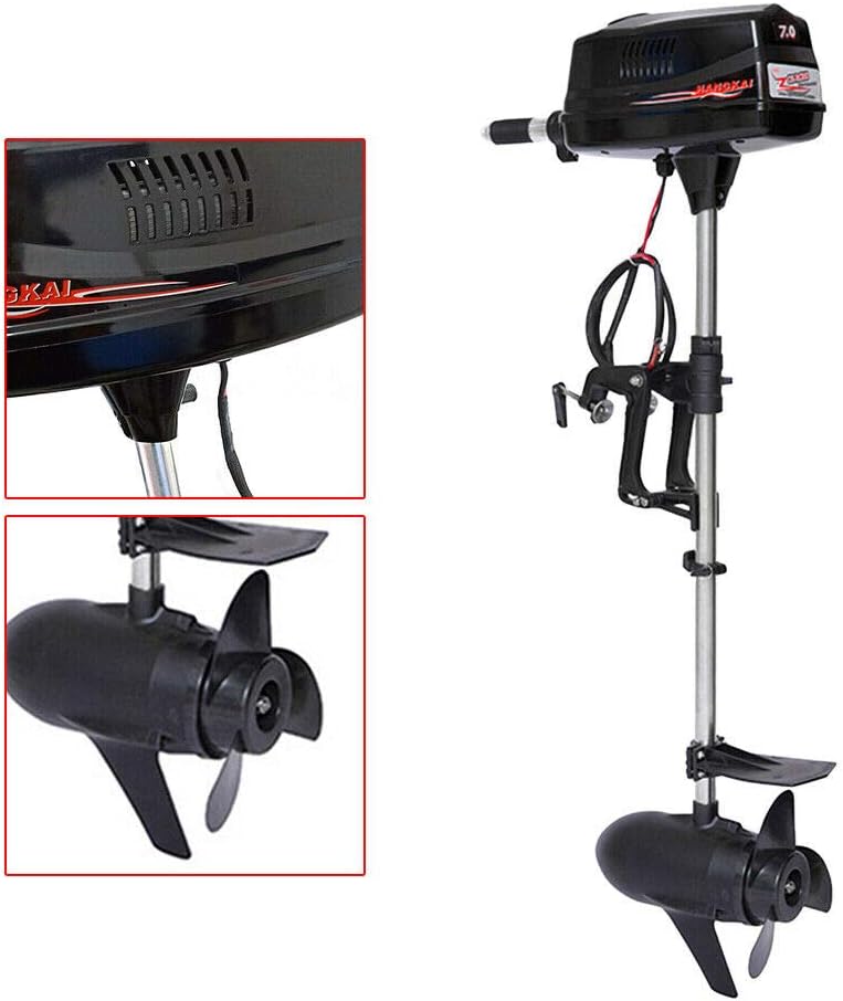 Electric Outboard Motor Boat Engine Tiller Control 7HP 48V 1800W T688