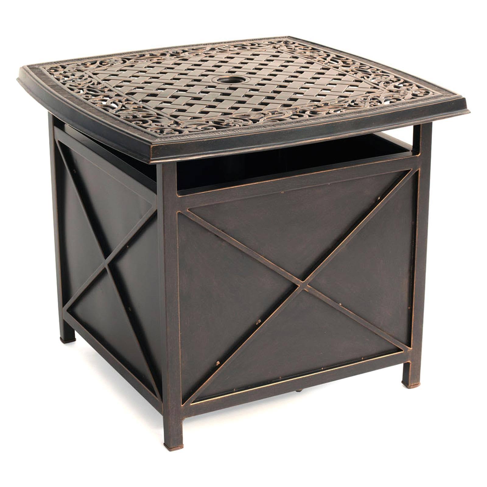 Cast Top Umbrella Side Table I9515