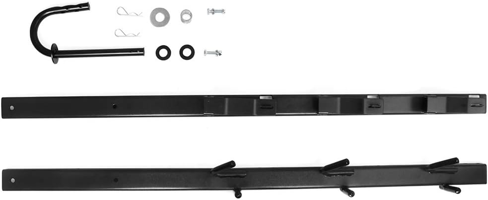 3 Place Open Landscape Trailer Trimmer Rack with Locks O77991