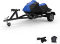 Blue/Black Trailerable Jet Ski Cover with Storage Bag E375561
