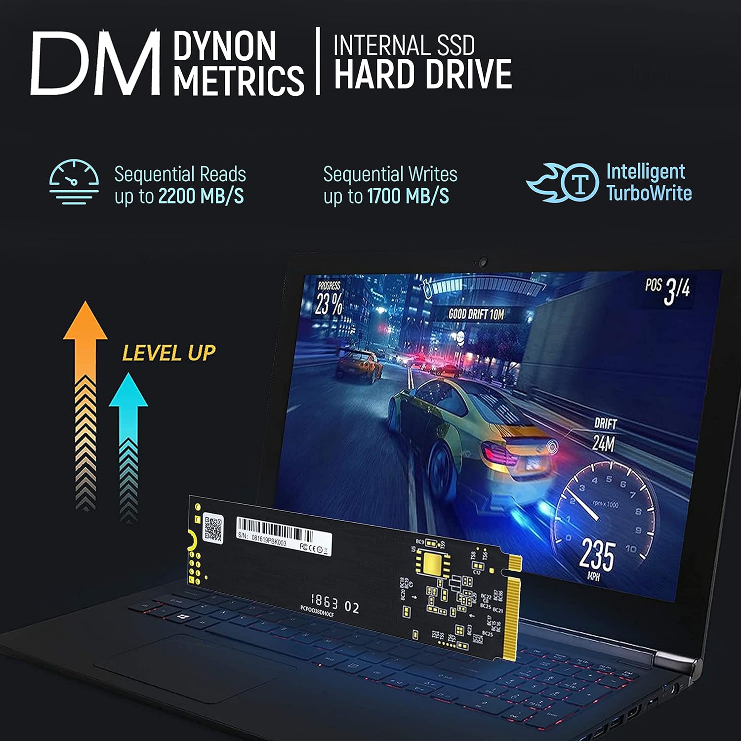 1 TB PCIe NVMe M.2 Internal SSD M874934