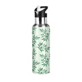 Green Stainless Steel Insulated Water Bottle with Straw Lid T1368