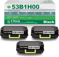 3 Pack Black High Yield Remanufactured Toner Cartridge M11464