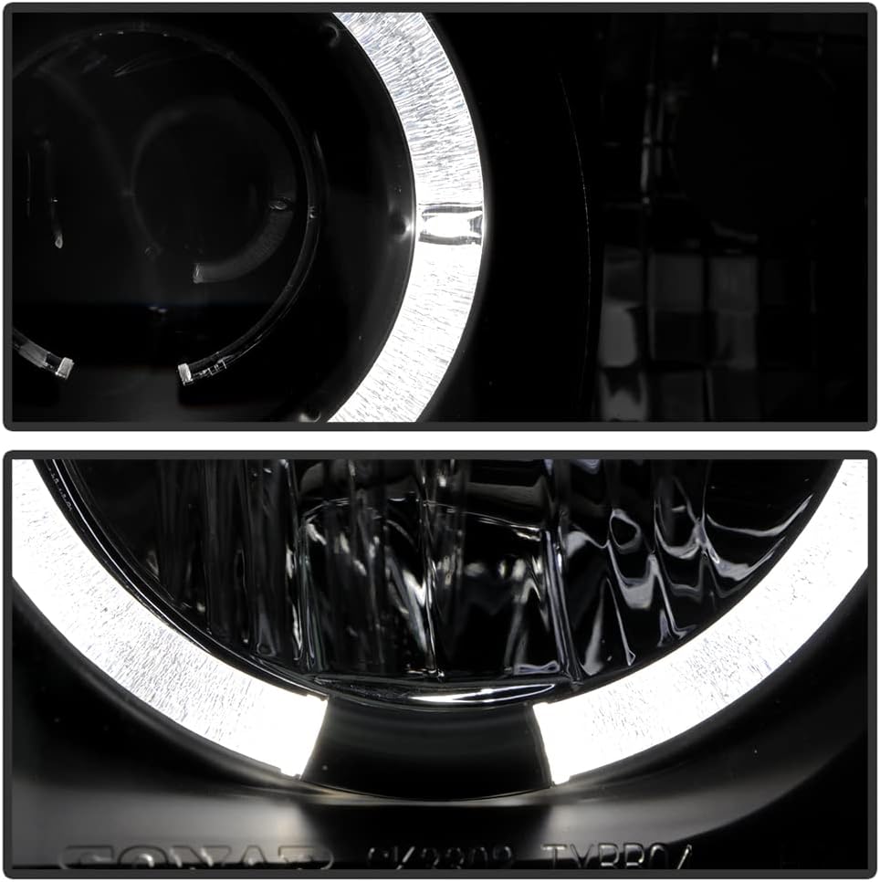 Black Housing Projector Headlights Headlamps U294186