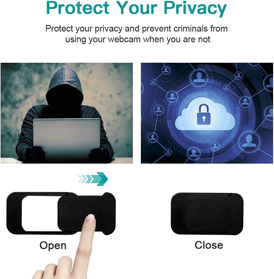 1080P Webcam with Ring Light and Privacy Cover K50529