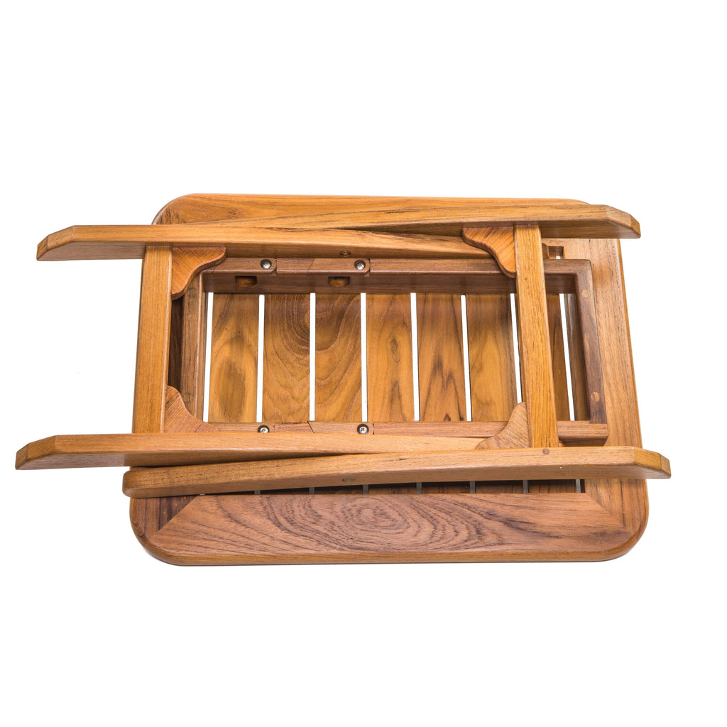 Adjustable Slat-Top Teak Table W184