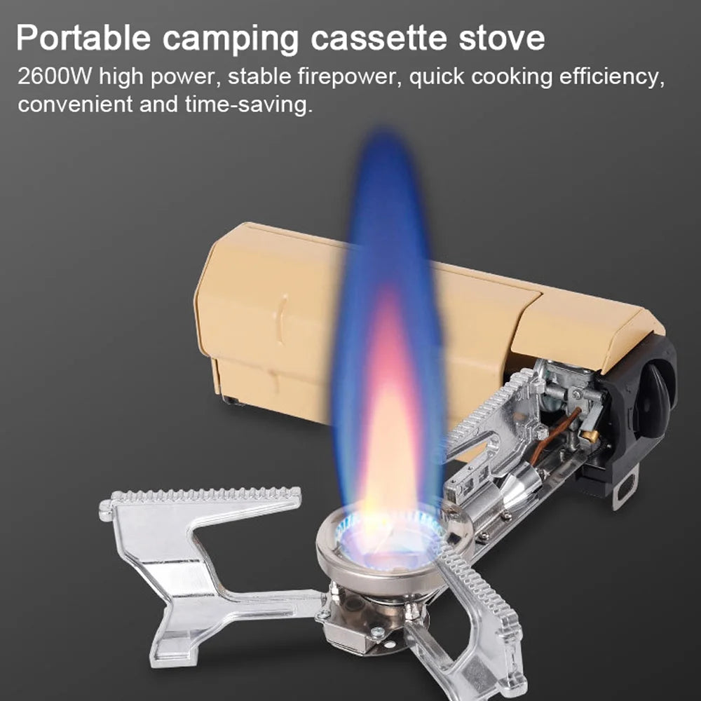 Butane Camping Stove 2600W with Electronic Ignition Carrying Bag V3409