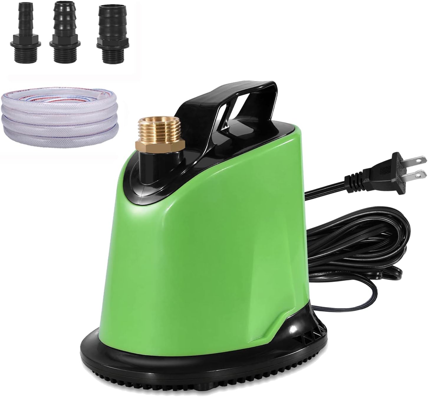 1100GPH Submersible Water Pump with 16ft Drainage Hose, Pack of 2 A31158