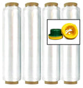 4 Rolls Clear Hand Stretch Wrap 17 inch x 1476 ft x 48 GA G42547