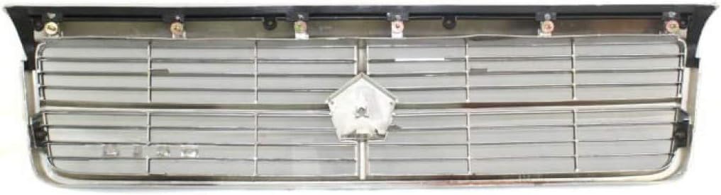 Chrome Shell Grille Assembly with Painted Black Insert I960801