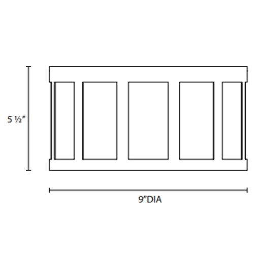 Satin Nickel LED Round Surface Mount Y776