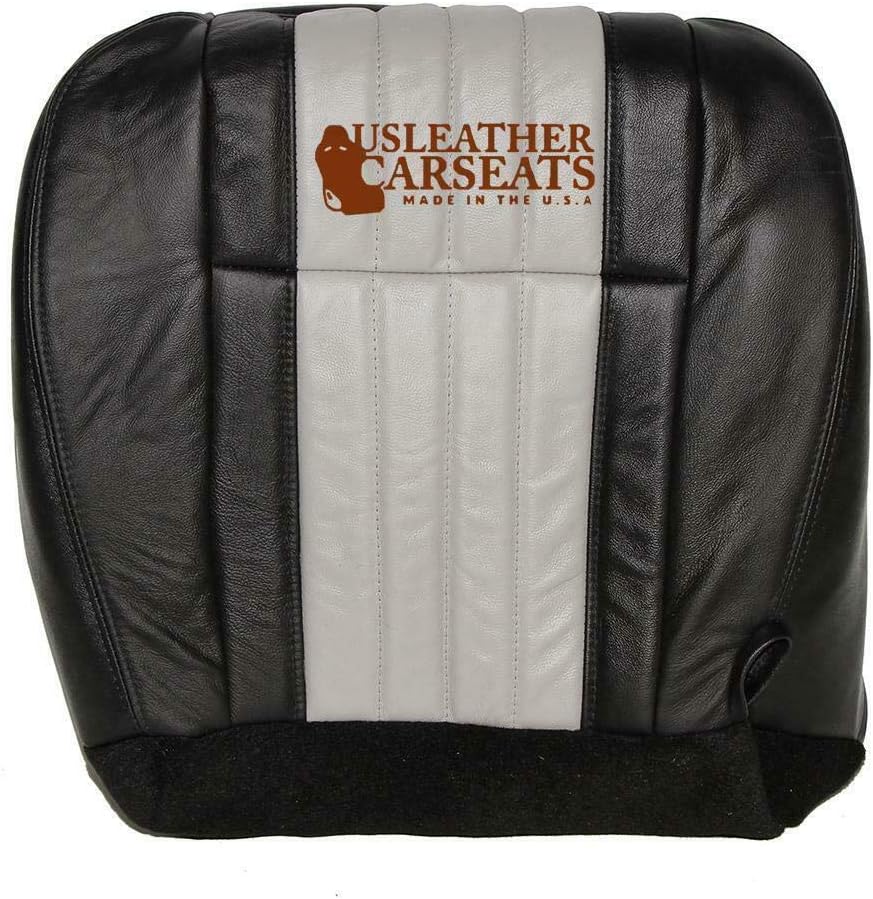 Black/Gray Leather Seat Cover for Ford F-150 O641