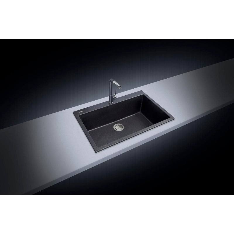 Milk White Single Basin Drop-In Sink F648