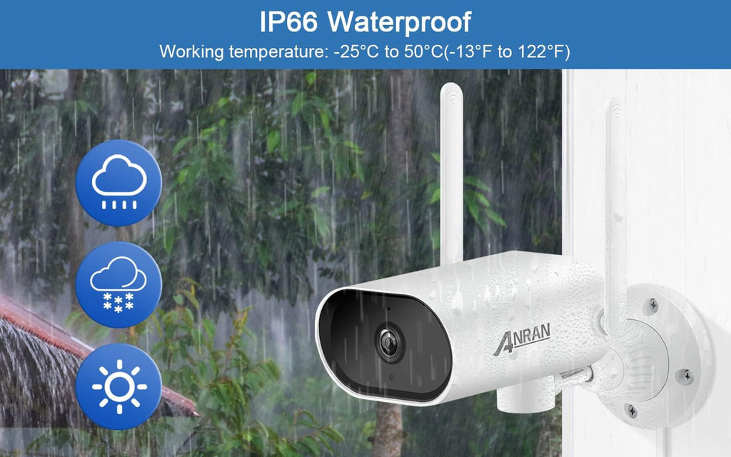 8 Channel 2K NVR 4Pcs 3MP Wireless Security Camera System with 13 LCD Monitor 1TB Hard Drive O5681