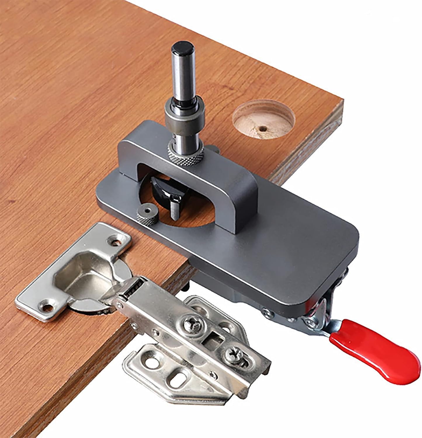 Black Aluminum Alloy Hinge Jig Kit Pack of 2 I2942