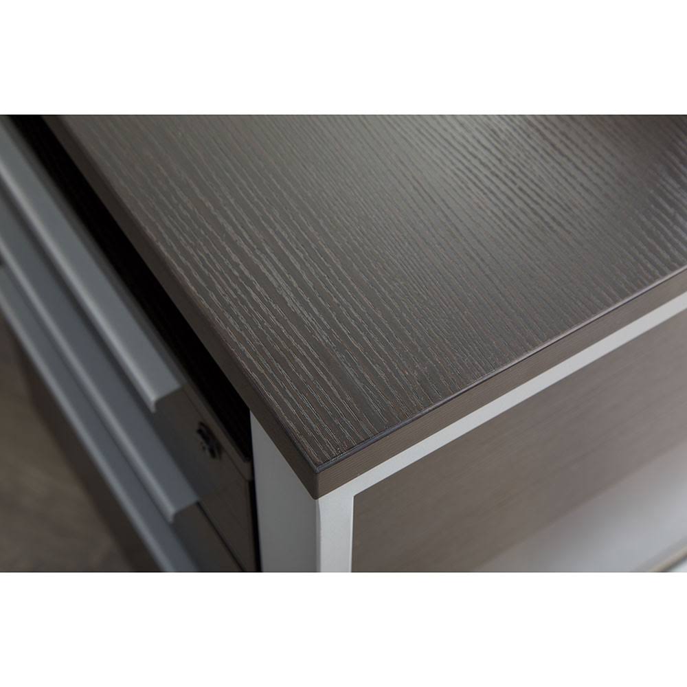 Crescent Desk 63x24/32 Inches in Espresso Y106749