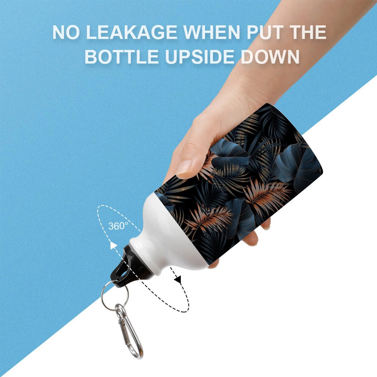 400ml Sport Aluminum Water Bottle with Twist Cap W3730