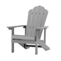 Light Gray Plastic Adirondack Chair A5461