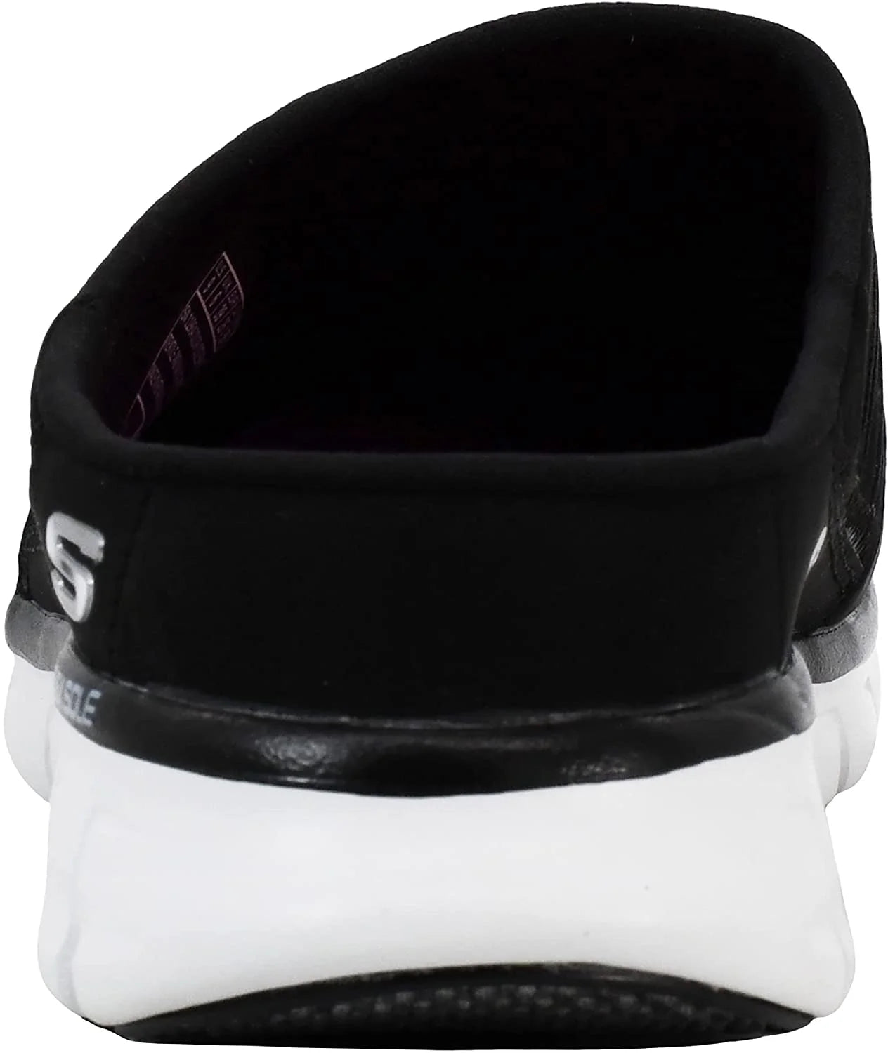 Black/White Slip-On Mule X8465