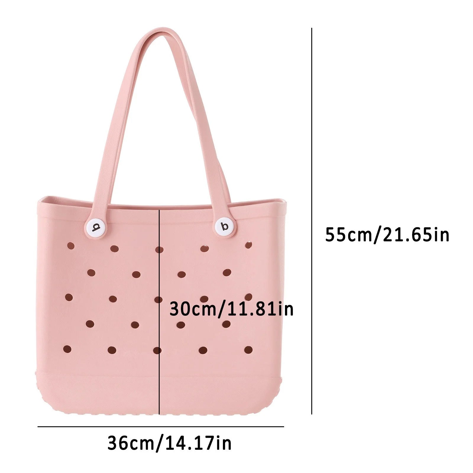 Waterproof Rubber Beach Bag Tote R5631