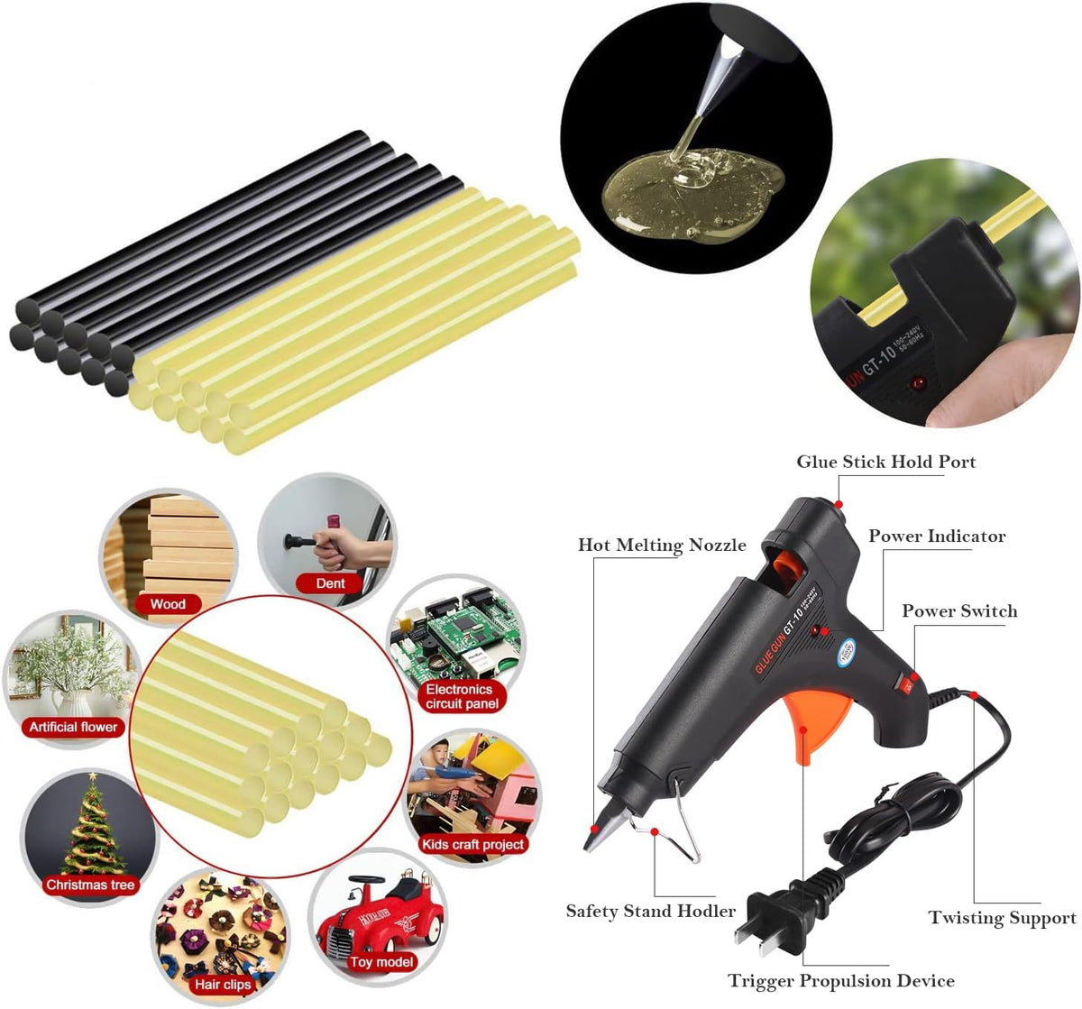 Dent Puller PDR Tools Car Paintless Dent Repair Tool Kit Pack of 2 D102463