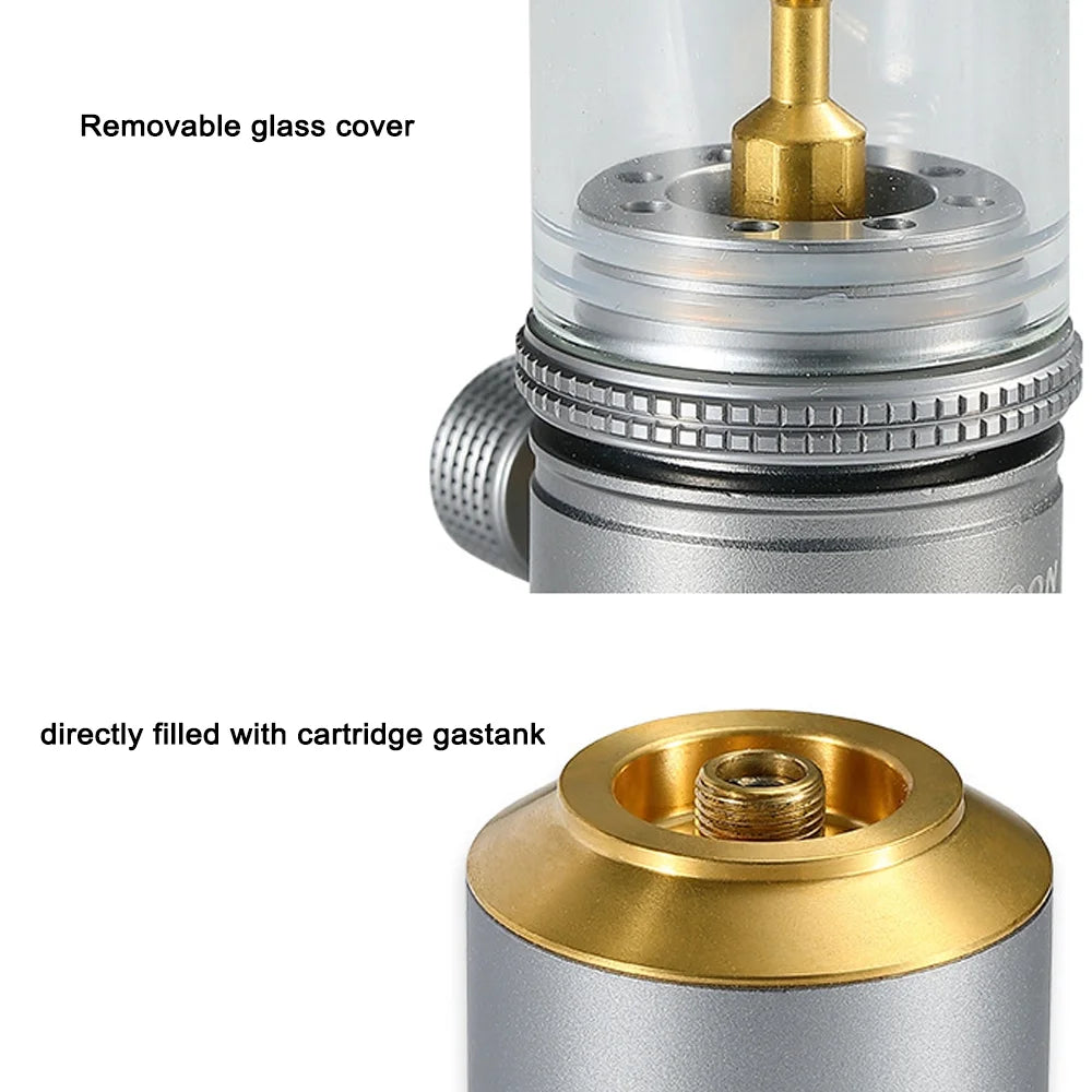 Portable Windproof Candlelight Camping Gas Burner Lantern W219