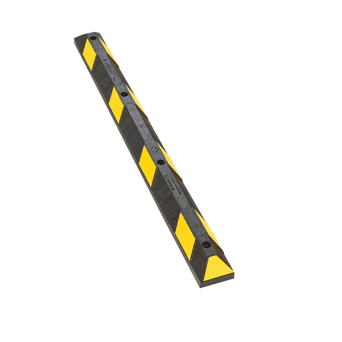 Recycled Rubber Parking Stop 4'X6"X4" Black/Yellow Pack of 2 A150
