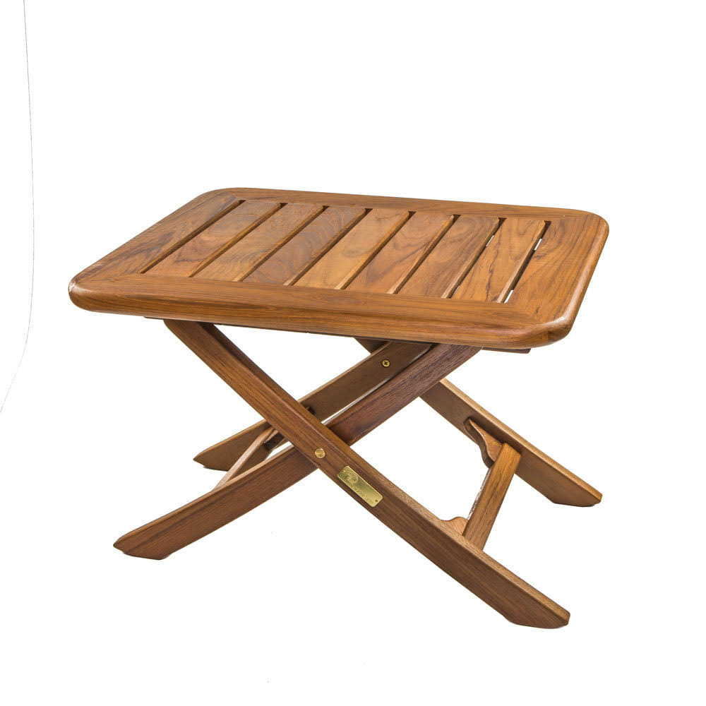 Adjustable Slat-Top Teak Table W184