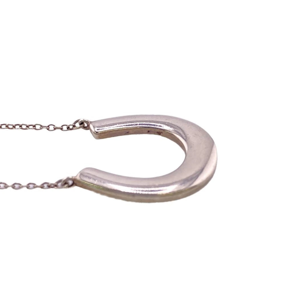 Horseshoe Necklace Silver U9993