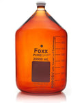 Amber Glass Media Storage Bottles with GL45 VersaCap R482