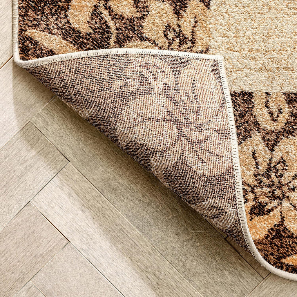 Beige 9x13 Rug L11266