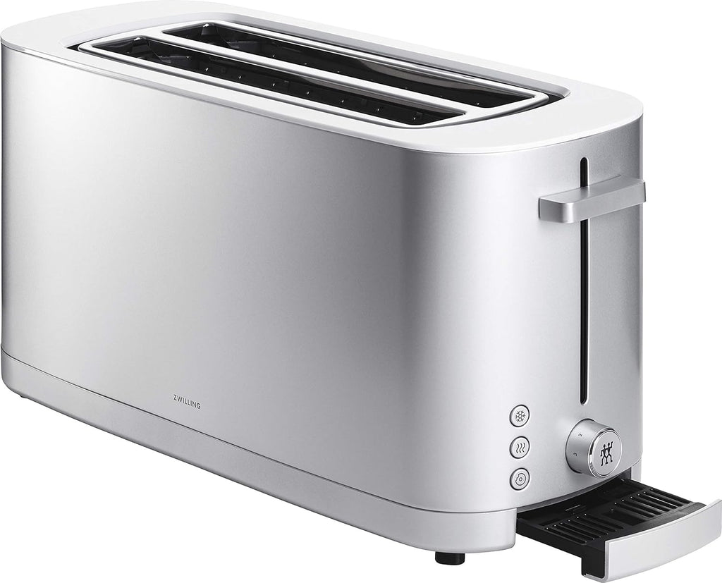 Silver 4 Slice Toaster with Extra Wide Slots L998095