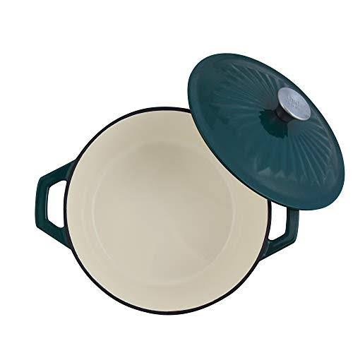 Enameled Cast Iron Dutch Oven with Lid, 5-Quart B565