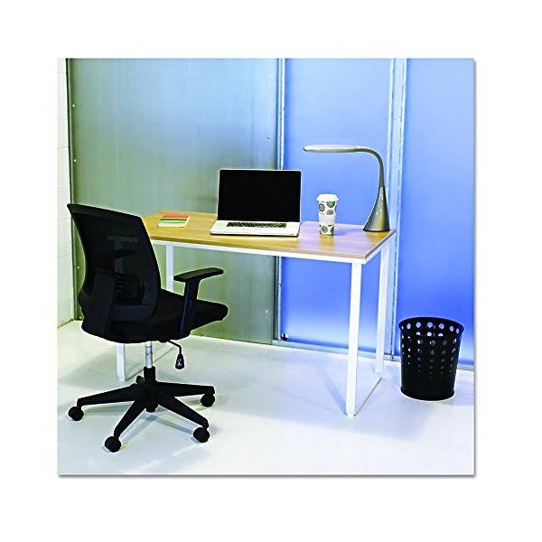 47 1/4 inchw x 24 inchd Beech/White Computer Table Desk H428